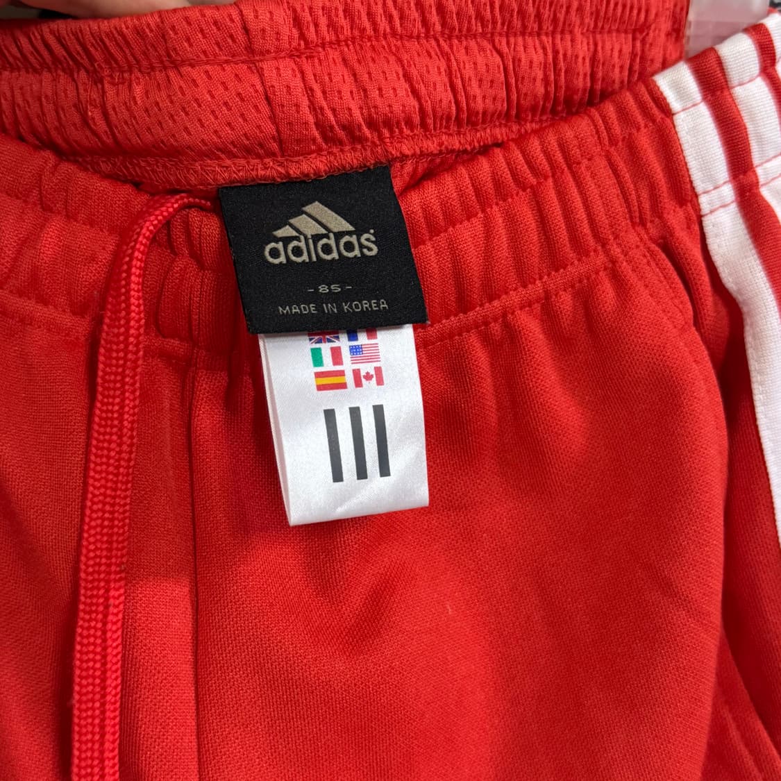 아디다스 트랙팬츠 레드 85 상품이미지5