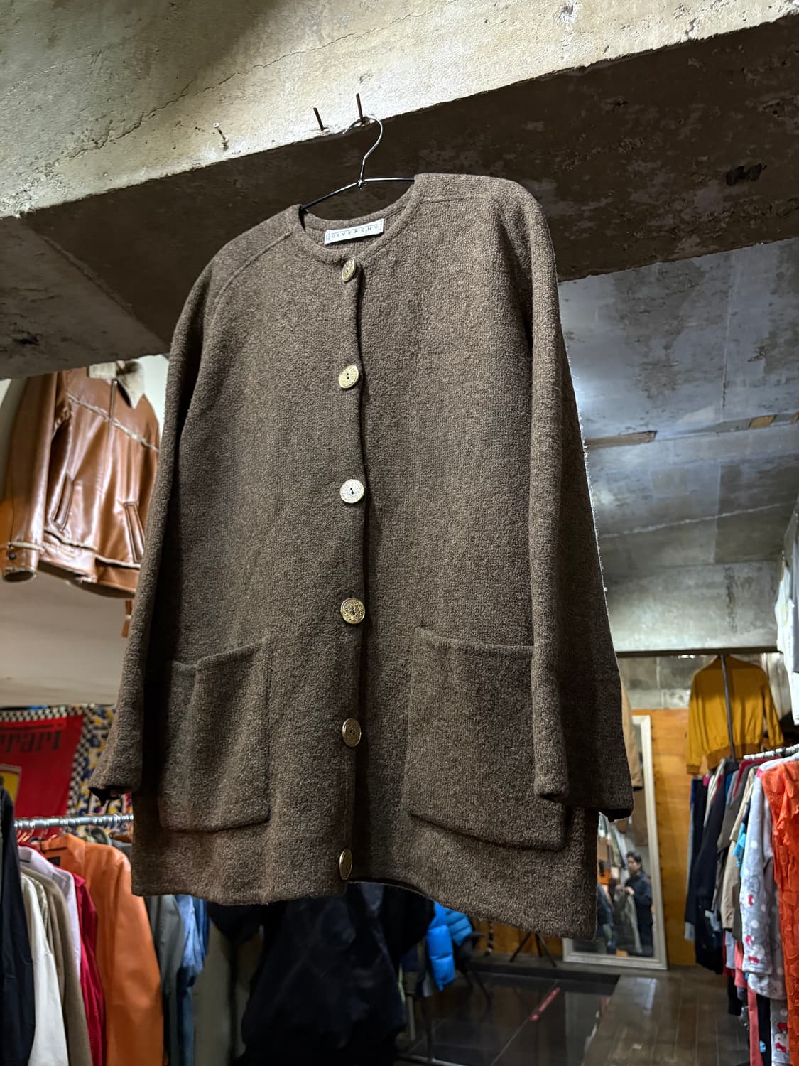 90s Givenchy 지방시 울 혼방 포인트 자켓 상품이미지1