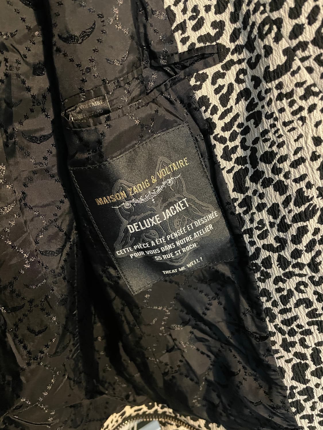 쟈딕앤볼테르 레오파드 카라리스 블레이저 상품이미지8