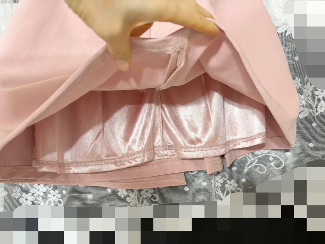 연핑크 A라인 스커트 M사이즈/새거수준 상품이미지5