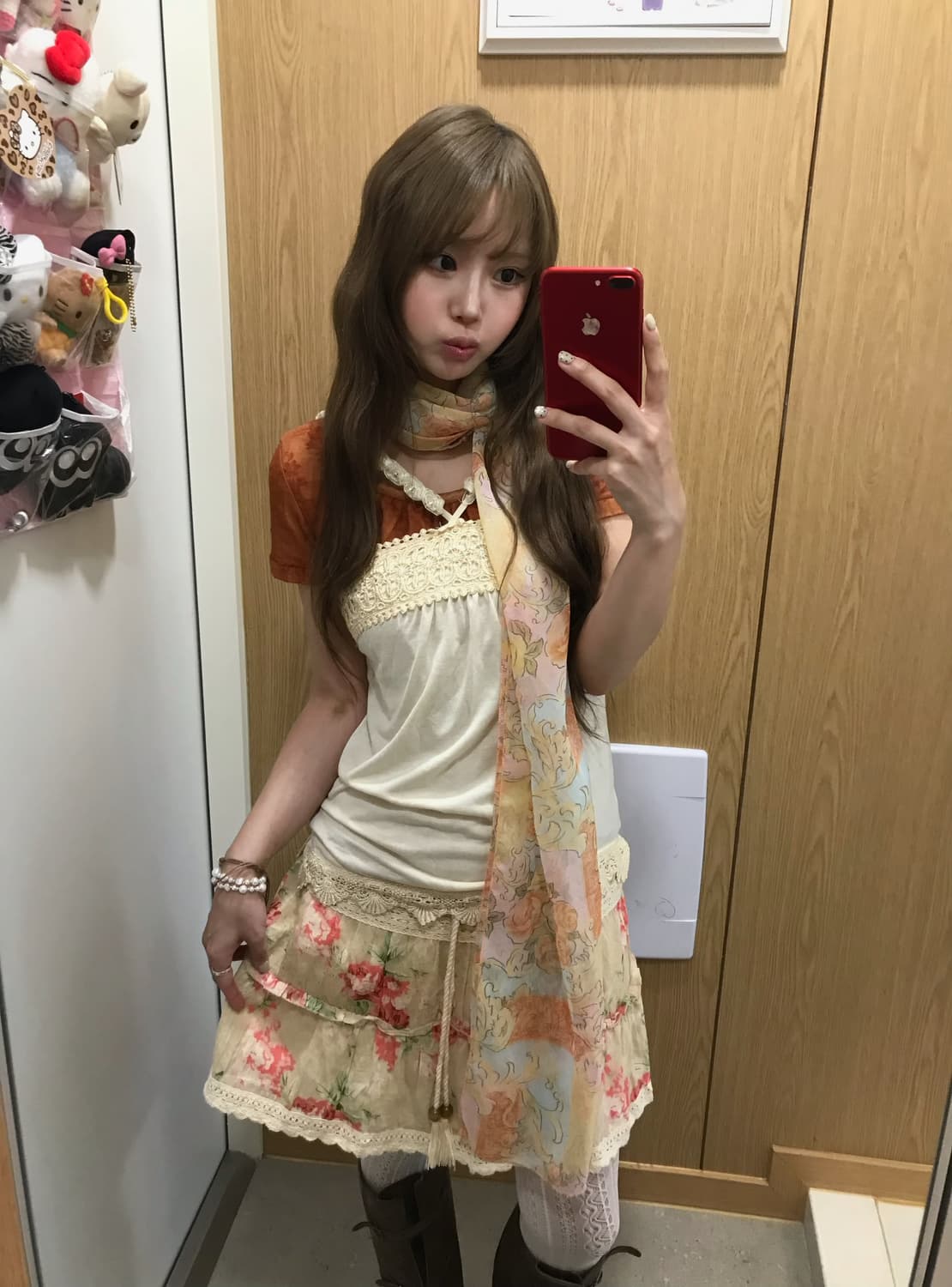 엑시즈팜 로즈 레이스 페어리 하구미 코디세트 상품이미지3