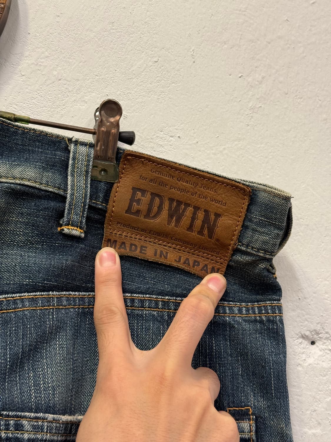 (40inch) JAPAN EDWIN 셀비지 데님 팬츠 상품이미지6