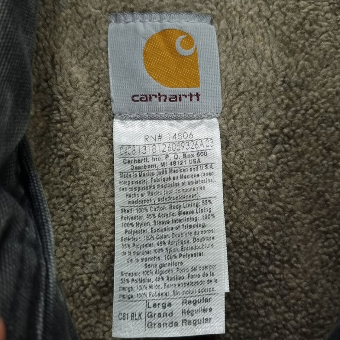 [칼하트] USA OG C61 안감 쉐르파 덕 초어 워크자켓 P01401 상품이미지9