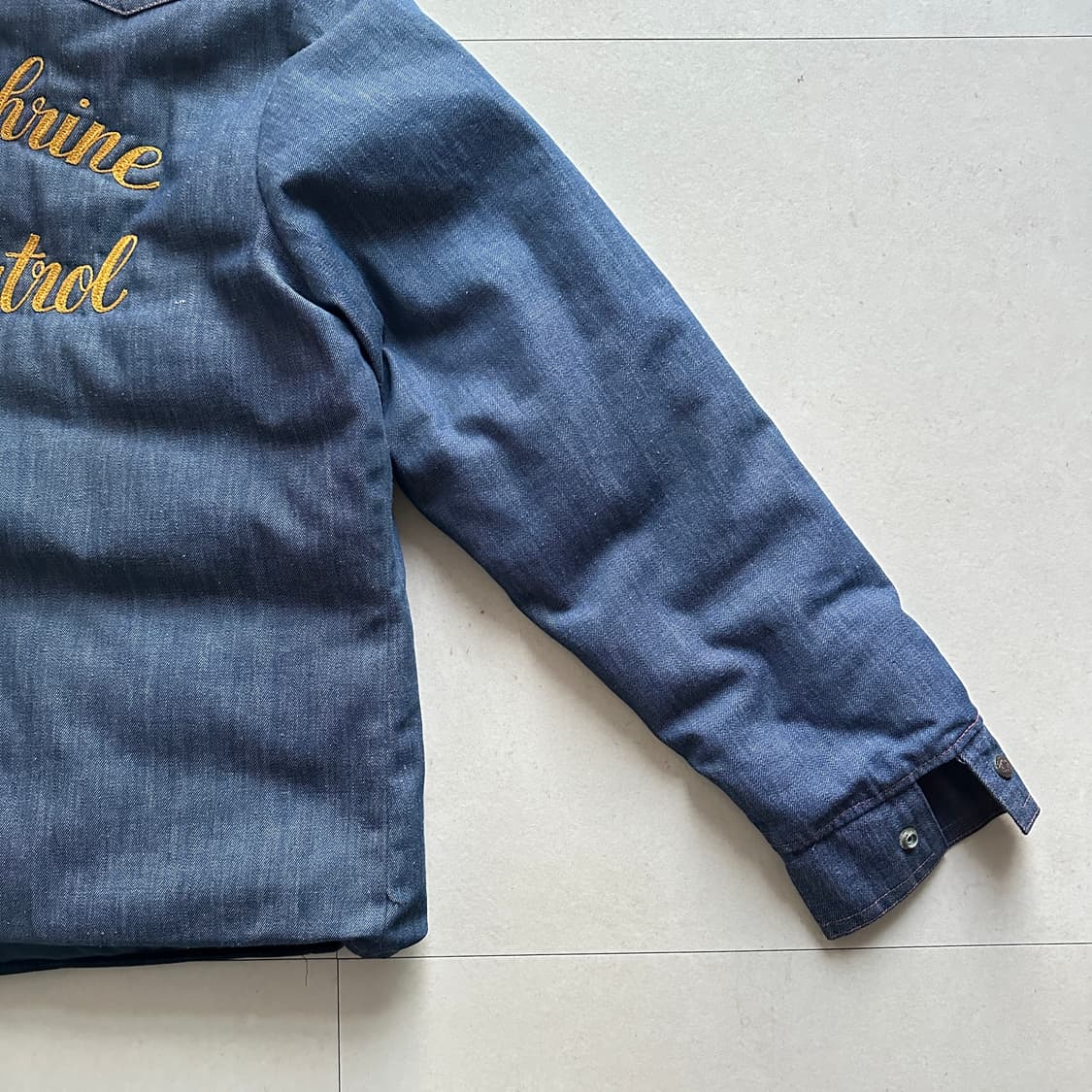 70s Hansa-Branta 데님 구스다운 자켓 MADE IN USA 상품이미지9