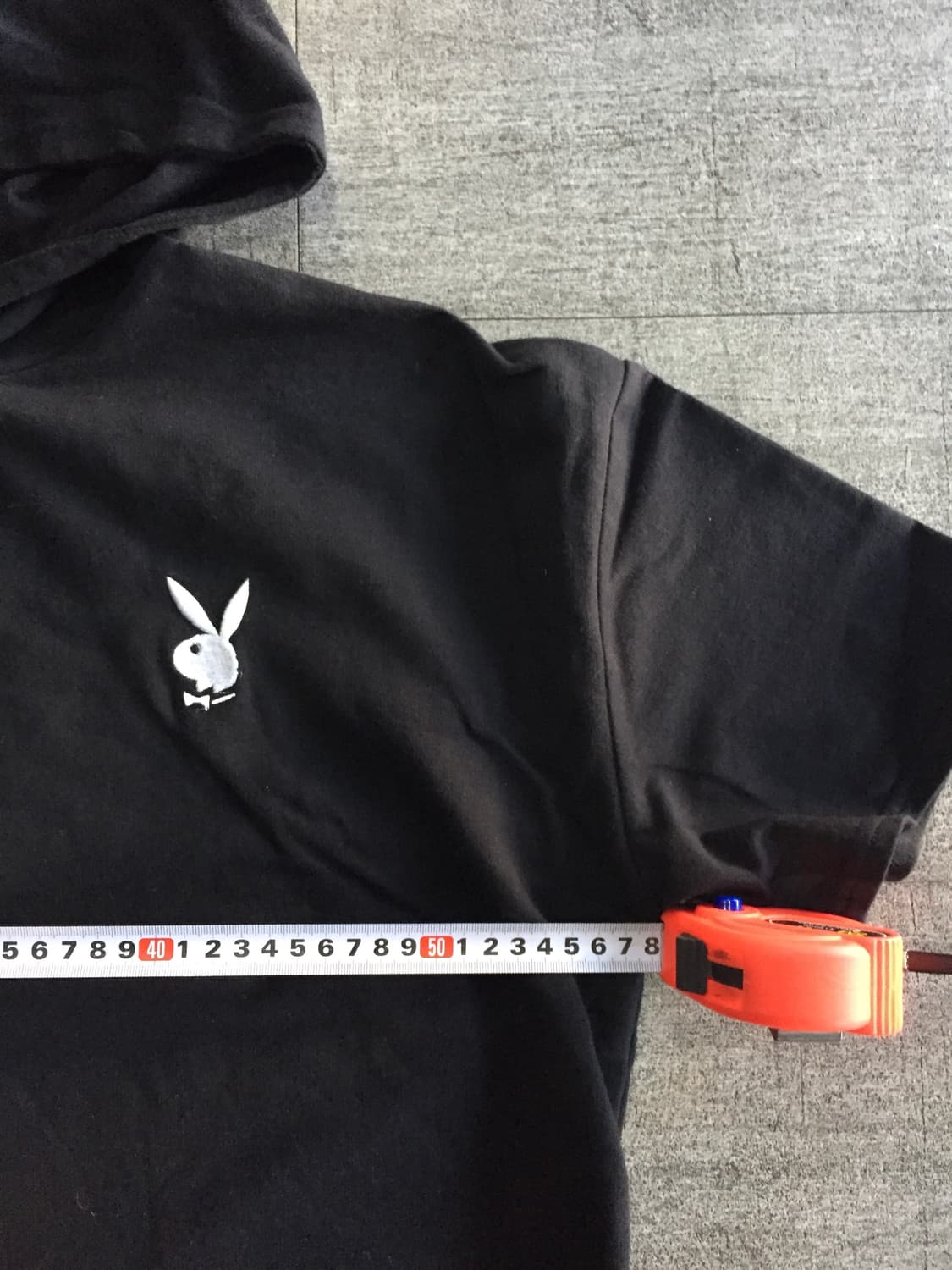 Playboy 플레이보이 가슴로고 올드스쿨아메카지 반팔후드티셔츠 상품이미지4