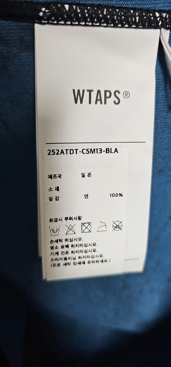 WTAPS GHILL / LS / COTTON 블랙 상품이미지8