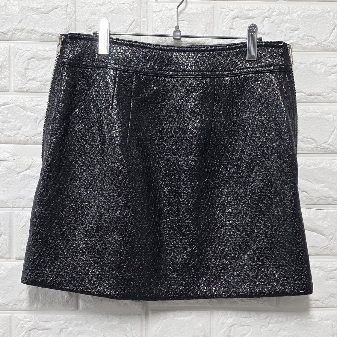 택포// 럭키슈에뜨 블랙 미니 스커트 36 상품이미지4
