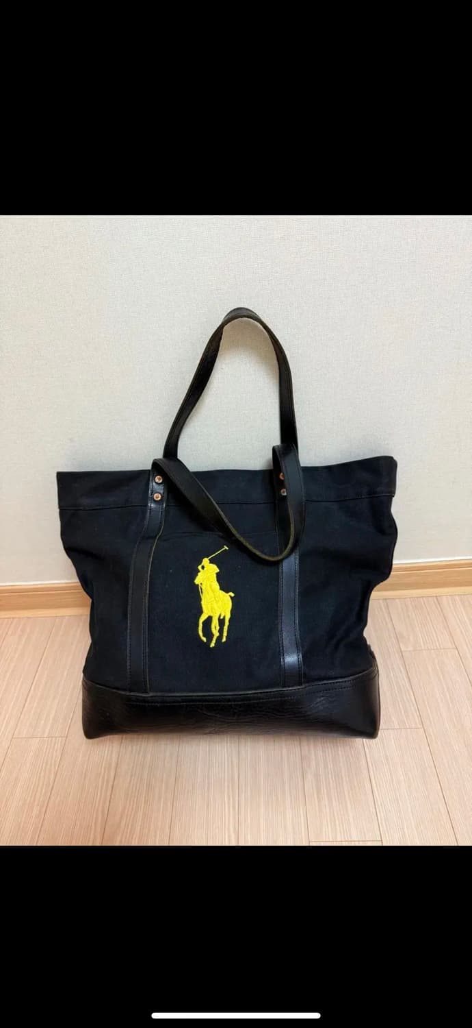 폴로랄프로렌 블랙 토트백 빅포니 폴로가방 상품이미지2
