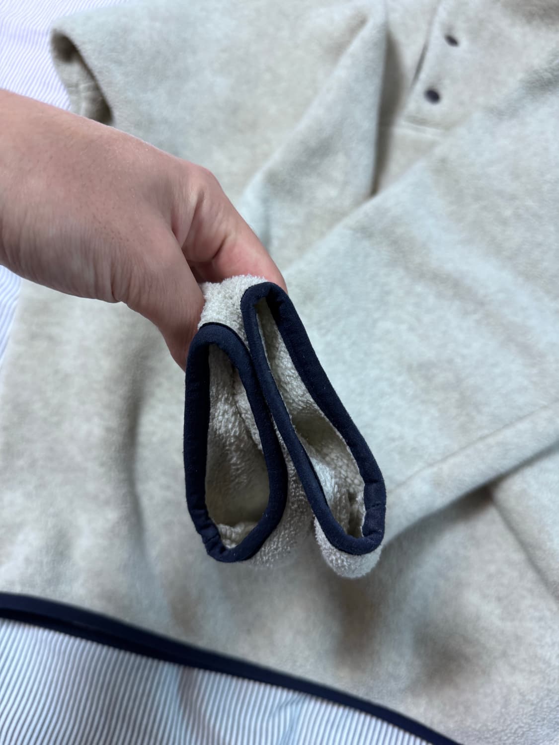 (SS급) 파타고니아 신칠라 헤비웨이트 스냅티 플리스 풀오버 오트밀 S 상품이미지9