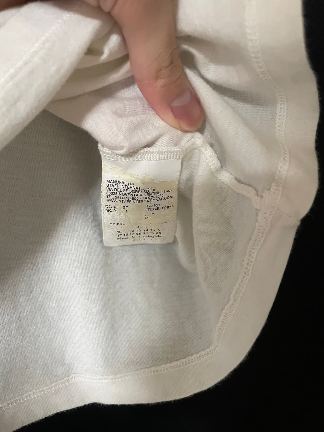 마르지엘라 SS07 플라워 티셔츠 상품이미지3