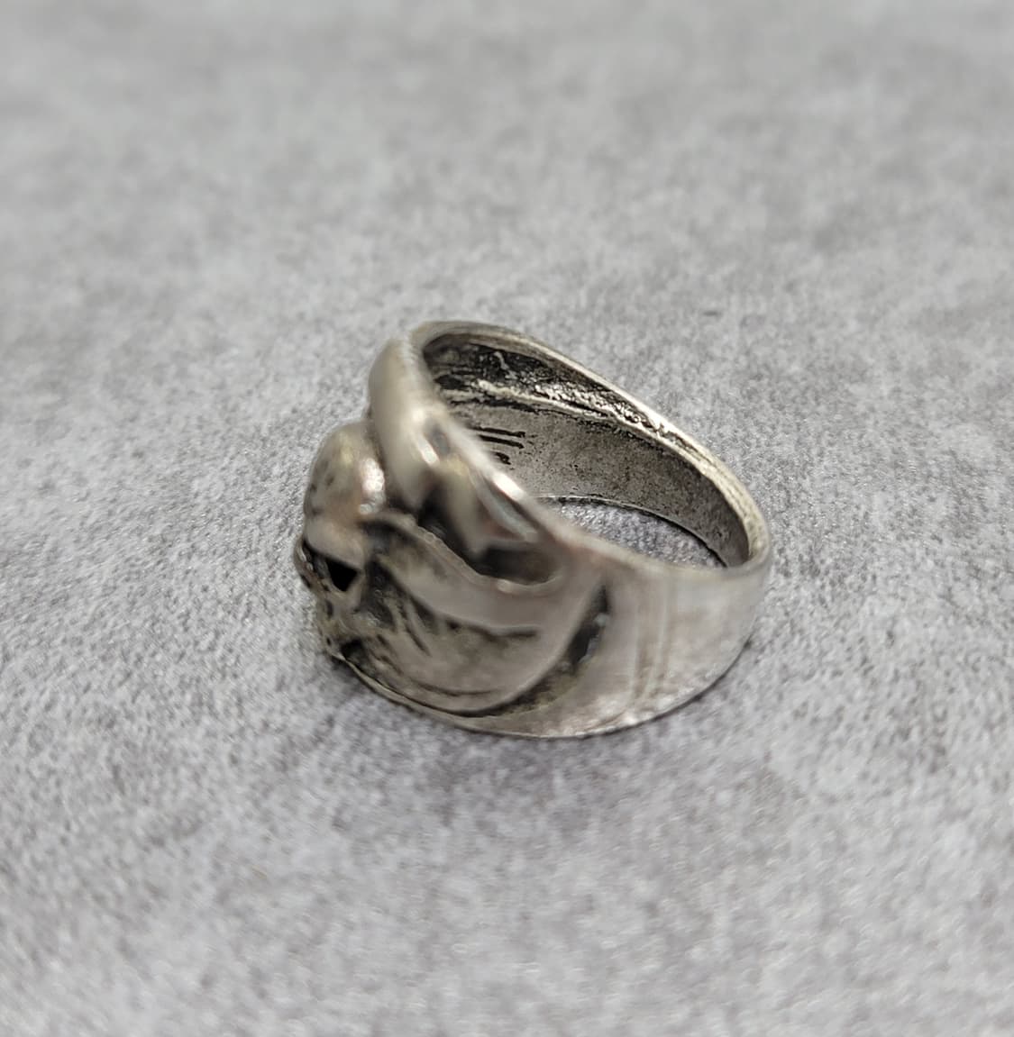 스컬 해골 빈티지반지 상품이미지3