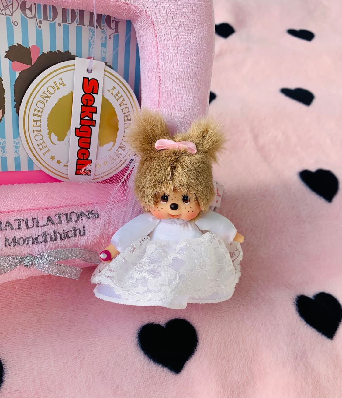 몬치치 웨딩 인형 액자 희귀 상품이미지3