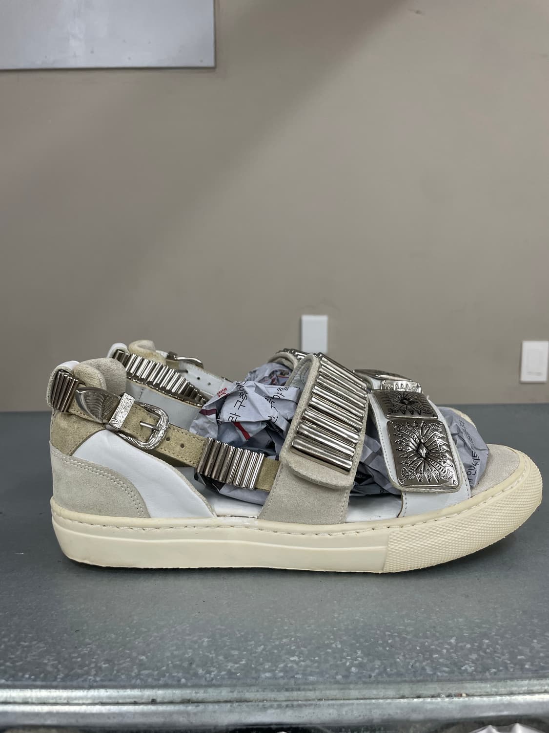 토가 풀라 메탈 샌들 38  상품이미지4