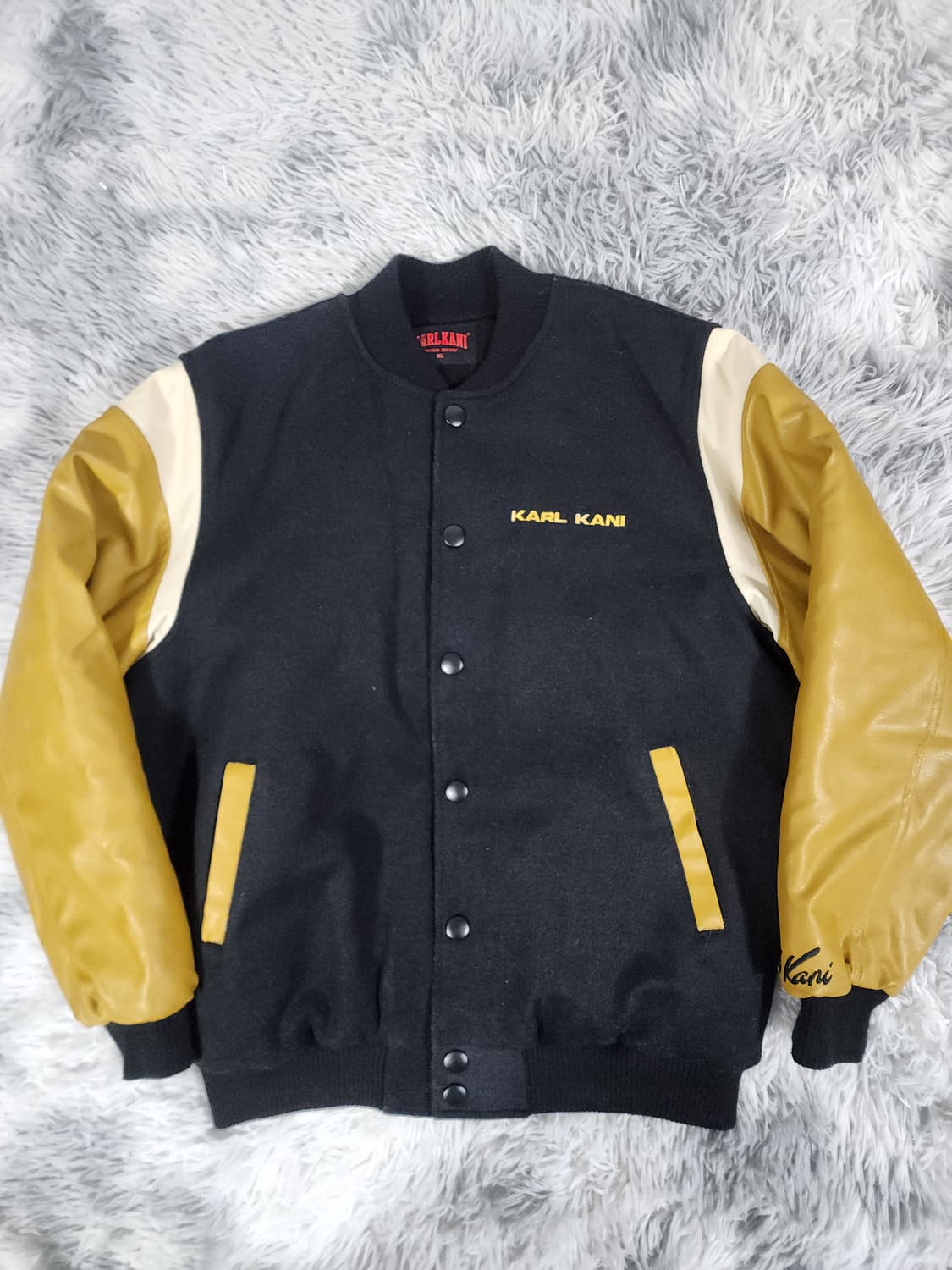칼카니 블랙/골드 스타디움 자켓 상품이미지1