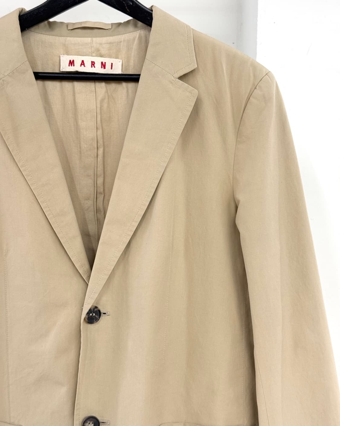 마르니 베이지 싱글 브레스티드 블레이저 상품이미지4