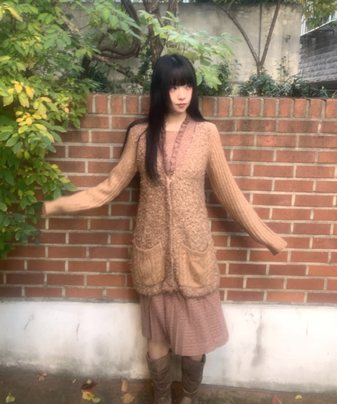 Pompom Soft Pocket Knit Cardigan 상품이미지10