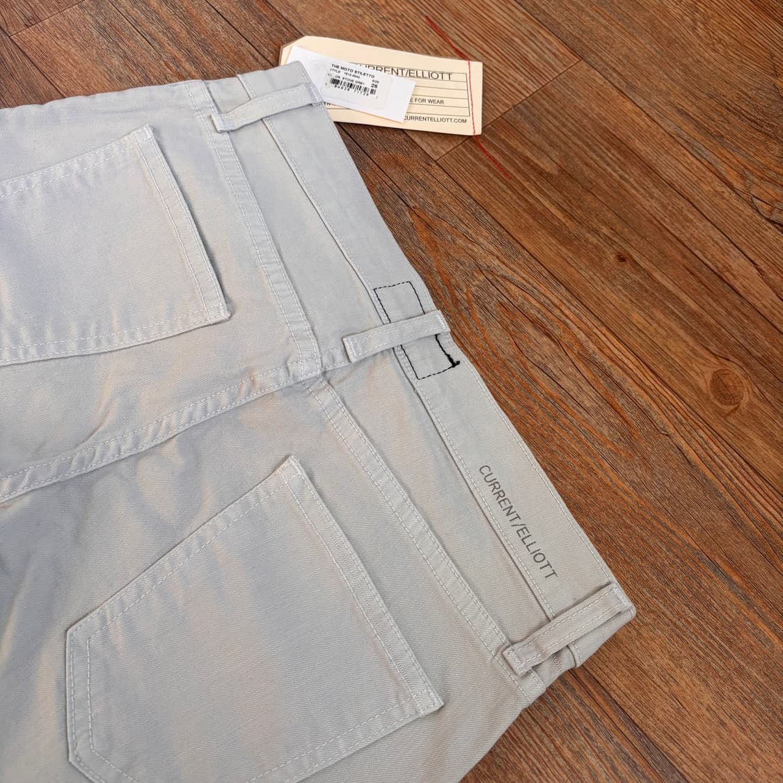 새제품 커렌엘리엇 25 스톤그레이 슬림 지퍼 팬츠 바이커 상품이미지7