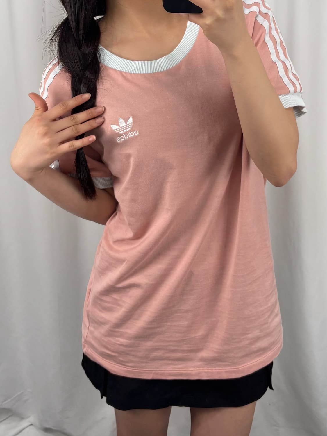 아디다스 핑크 사이드라인 링거티 상품이미지1