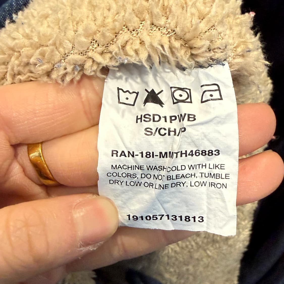 WRANGLER 랭글러 쉐르파 라이닝 데님 워크셔츠 투포켓 디테일 진청 상품이미지7