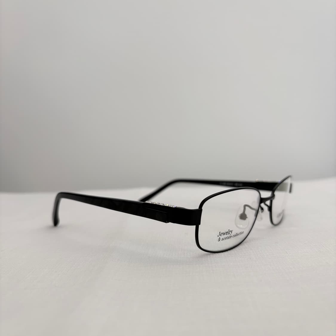 VENETIAN 큐빅 블랙 사각 빈티지메탈테  상품이미지3