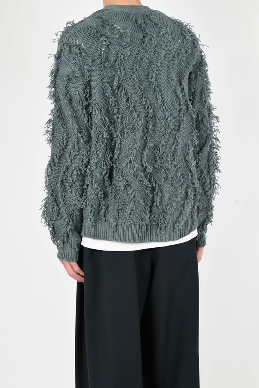 라드 뮤지션 로우게이지 프린지 가디건 상품이미지3