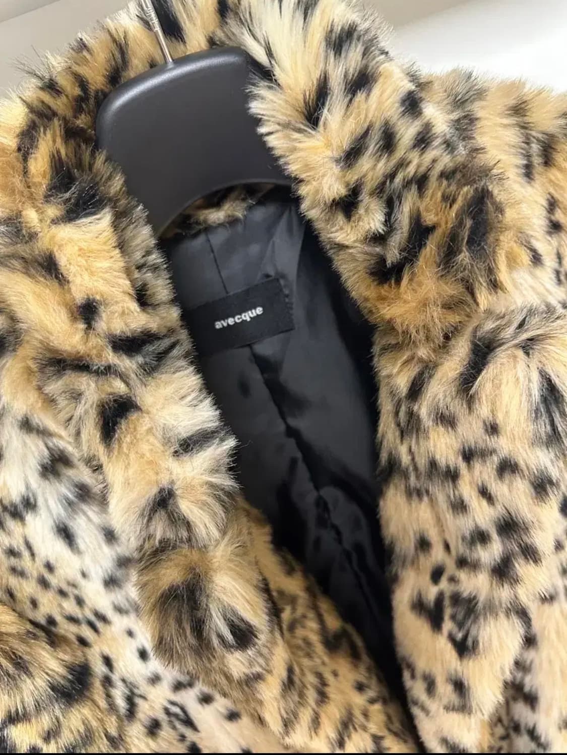 레오파드퍼코트 상품이미지3