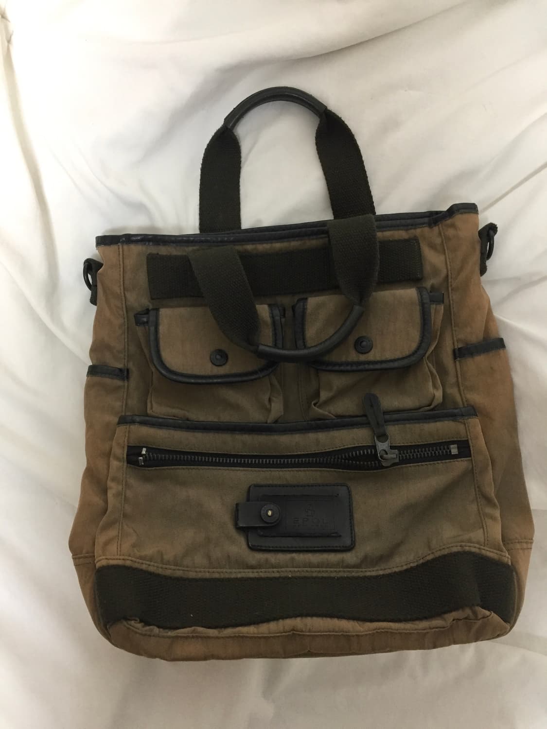 빈티지 브라운 서류 가방 상품이미지1