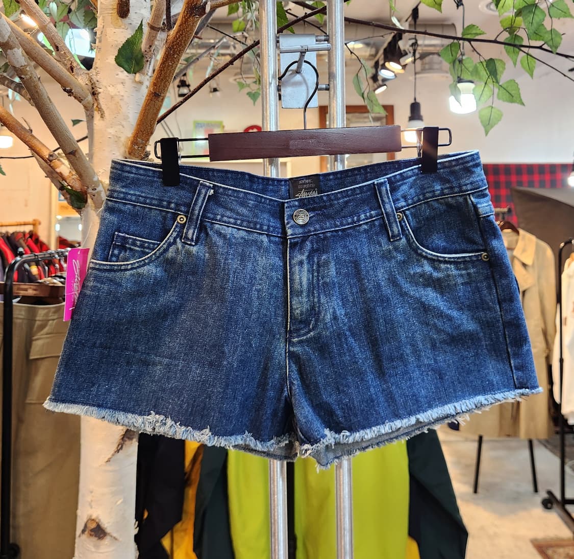 새제품 STUSSY 스투시 제펜 데님 반바지 상품이미지2