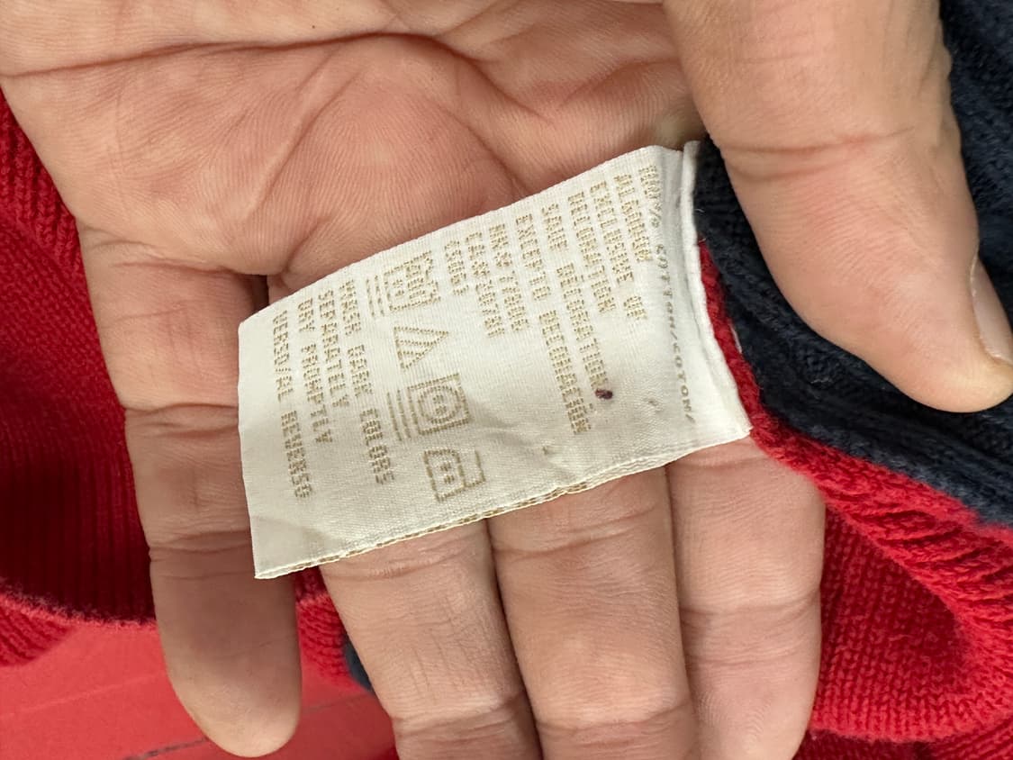 타미힐피거 로고 니트 집업 L 상품이미지5