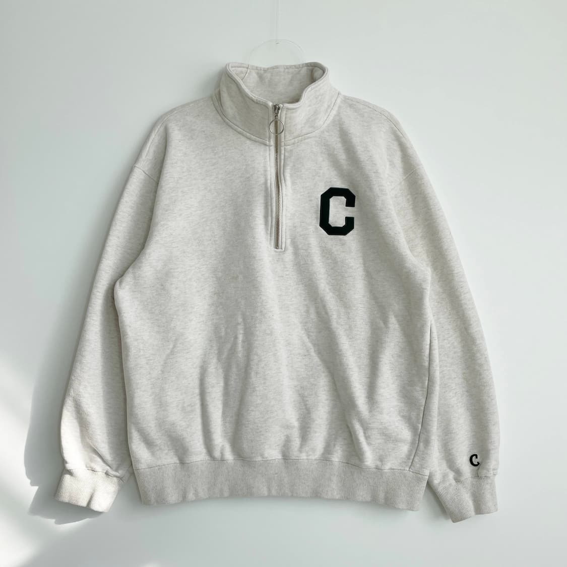 D2 커버낫 C 로고 하프 집업 맨투맨 XL사이즈 상품이미지1