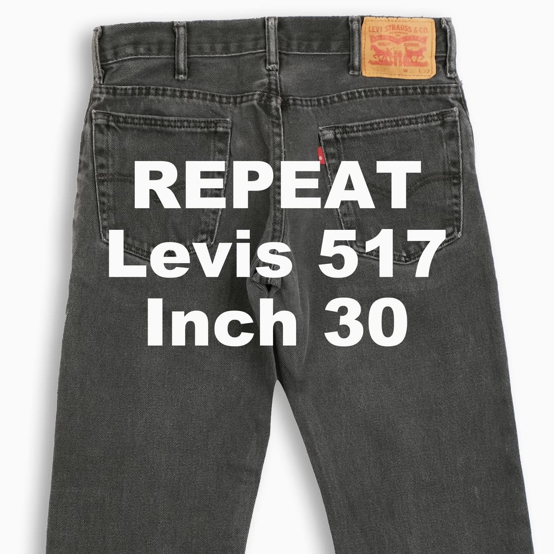 빈티지 리바이스 517 흑청 블랙진 30 인치 LV5173052 상품이미지1