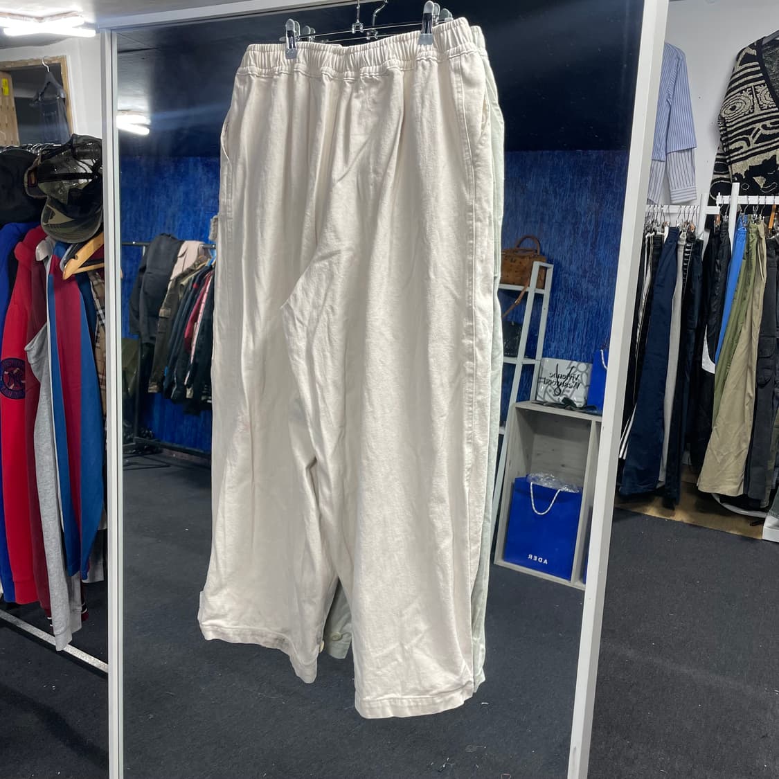 아이보리 벌룬 와이드 카고 팬츠 F  상품이미지3