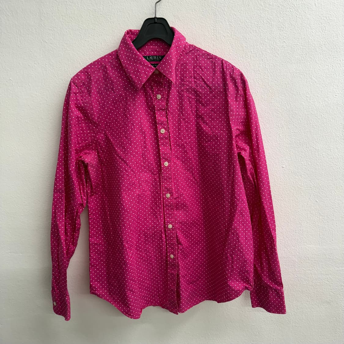 로렌 랄프로렌 핑크 포인트 셔츠 M 상품이미지1