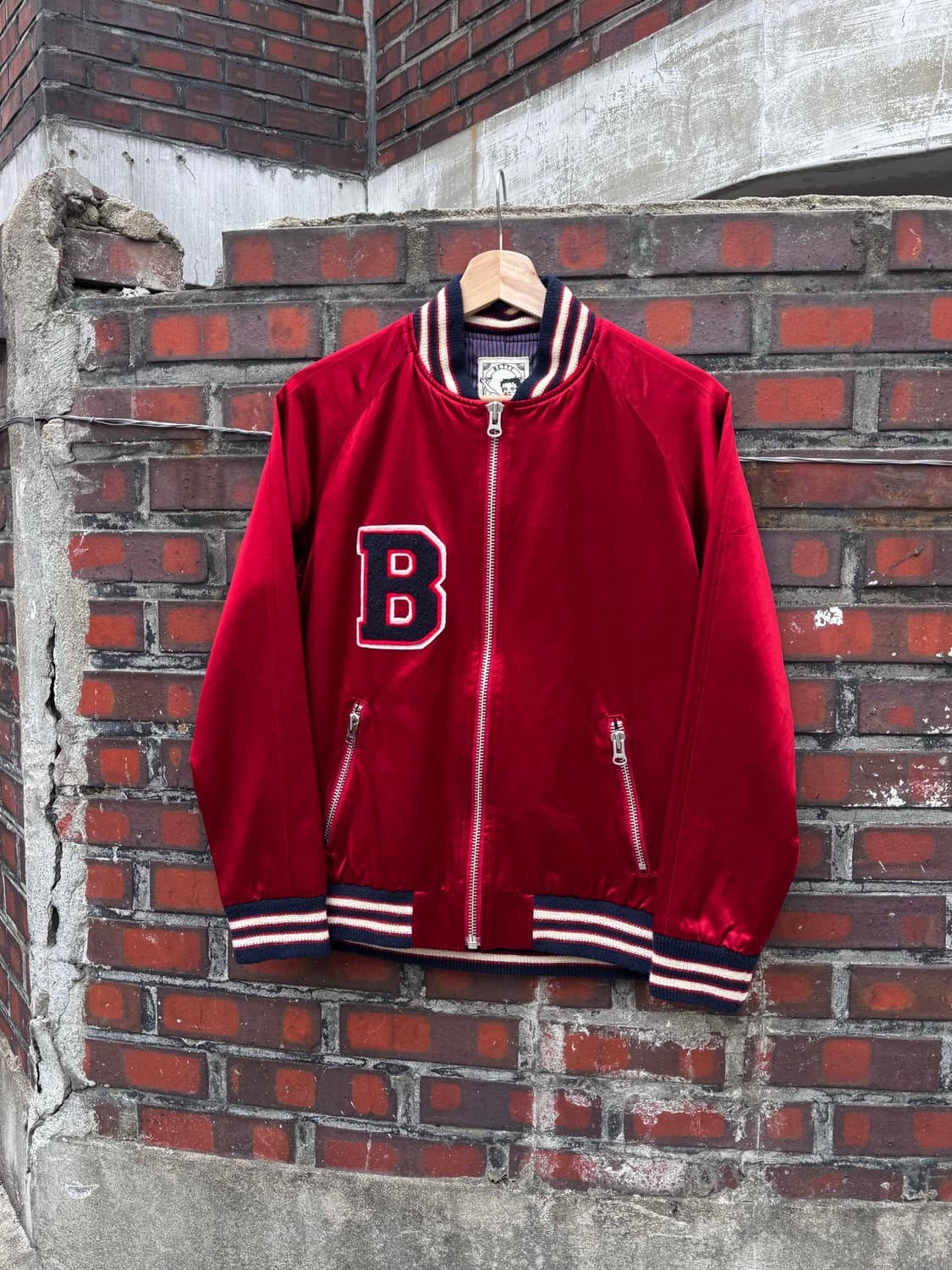 Moussy 베티붑 수베니어 나일론 자켓  상품이미지2