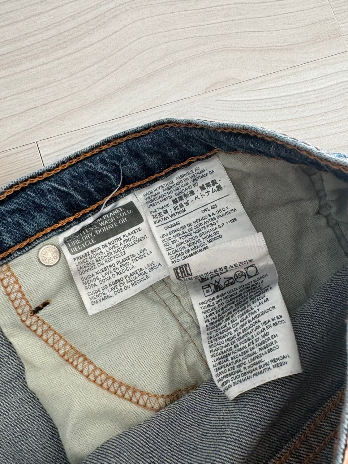 리바이스 데님팬츠 상품이미지4