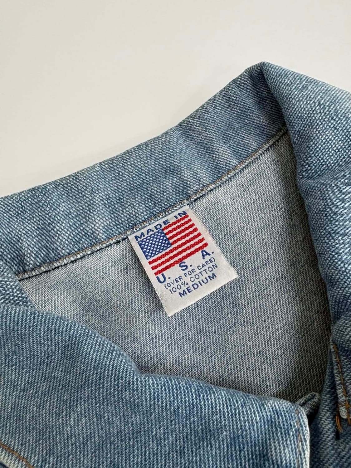 [M] 아메리칸빈티지 데님 트러커 자켓 made in usa 상품이미지5