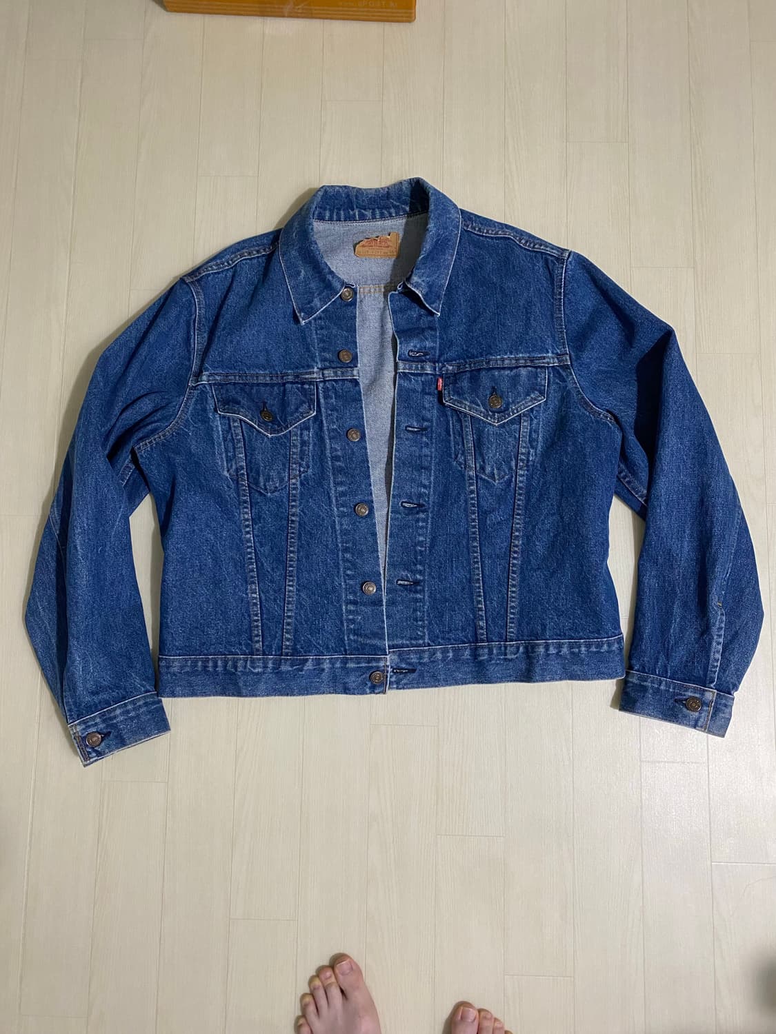 80s 빈티지 리바이스 써드 트러커자켓 청자켓 뤡코즈 블라인드파일즈 상품이미지2