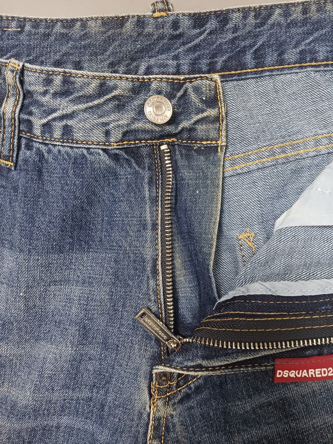 [34] 디스퀘어드2 스티치 디스덧댐 바이커진 청바지 상품이미지6