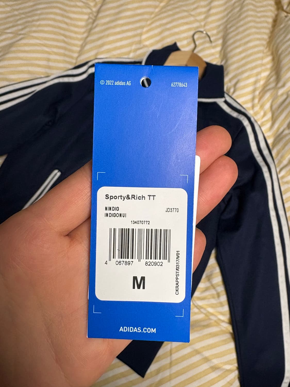 아디다스 스포티앤리치 하프집업 네이비 상품이미지2