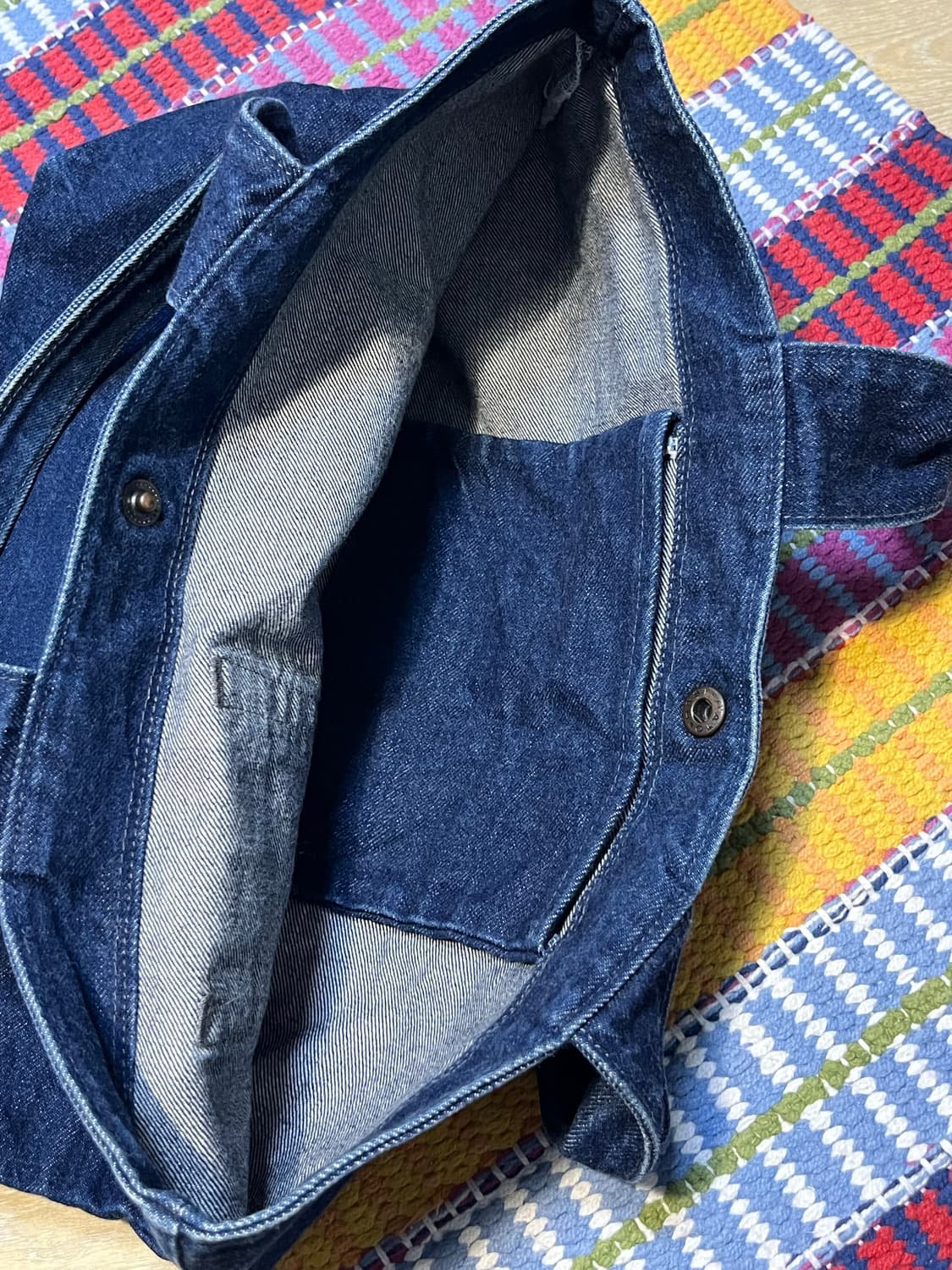 포켓 데님 토트백 상품이미지4