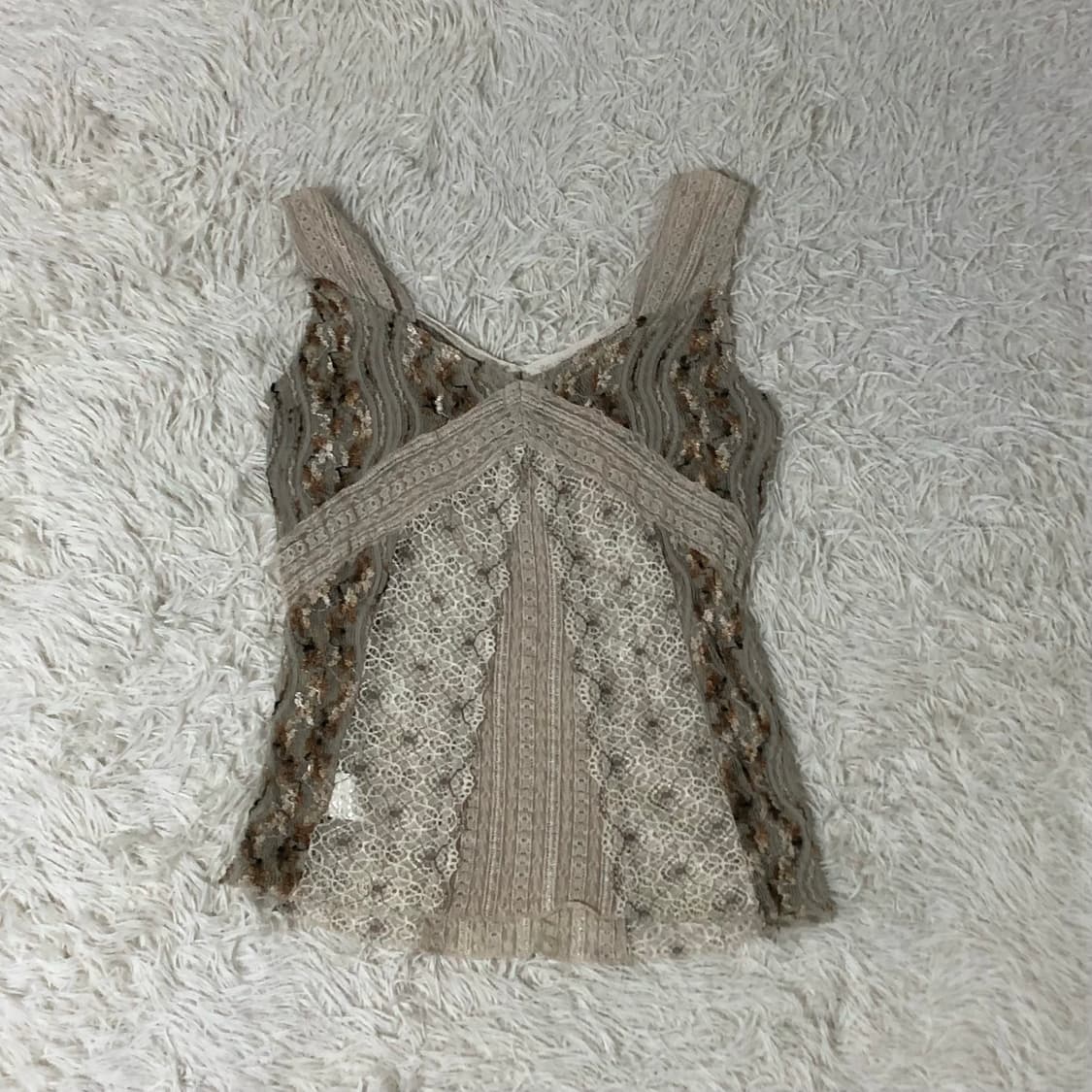 빈티지 시스루 나시 상품이미지2