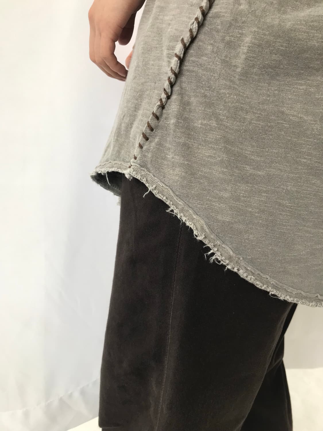 사이드 스티치 슬리브리스  상품이미지8