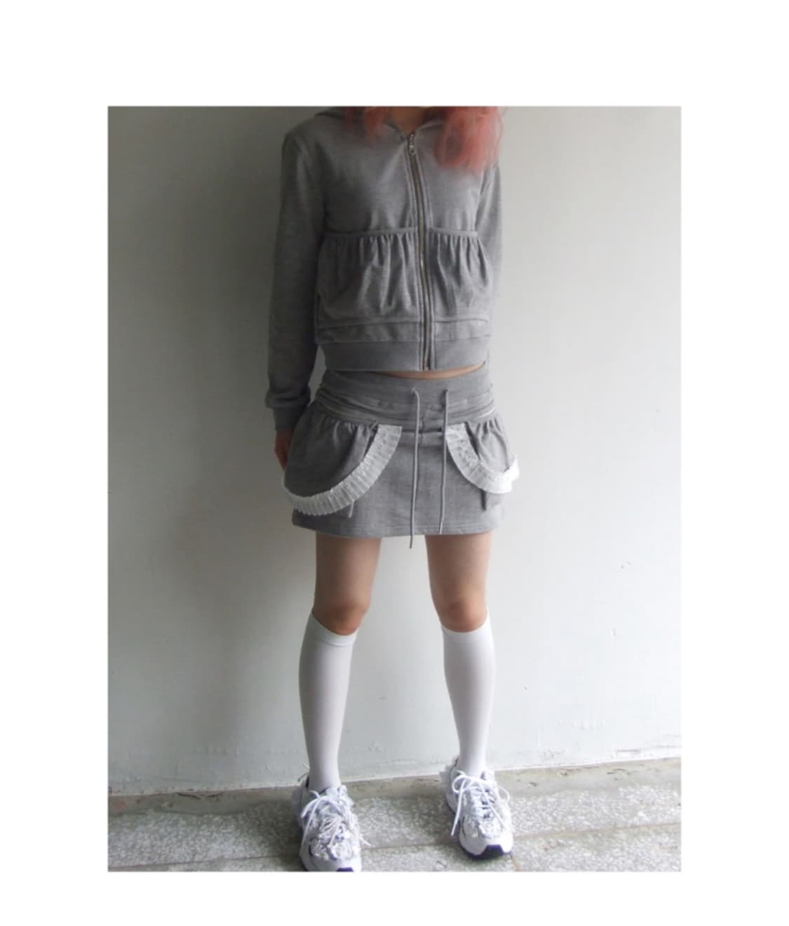 오스하이 후드집업 블랙 상품이미지4