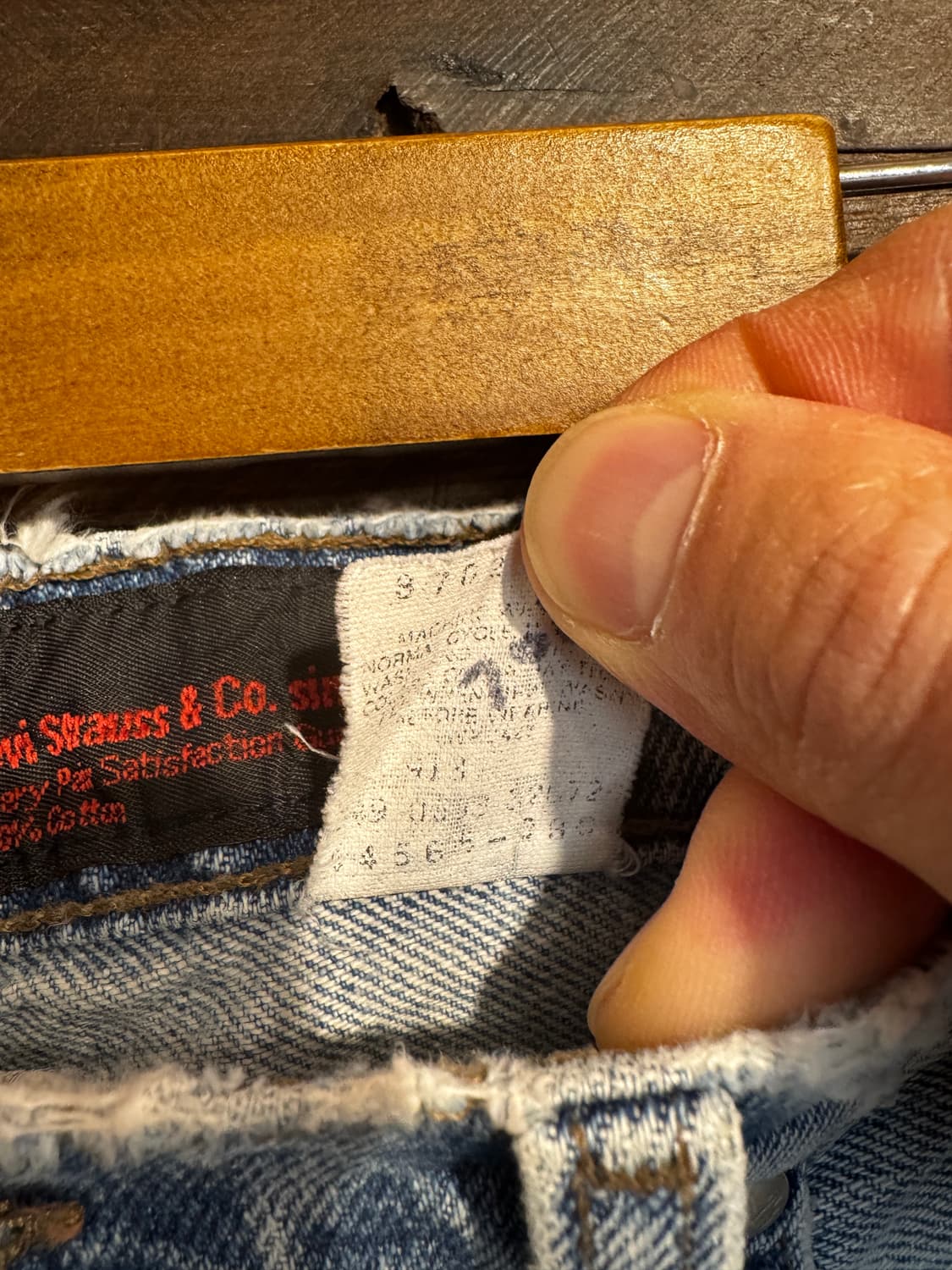 90s usa made levis silvertab denim pants 상품이미지6