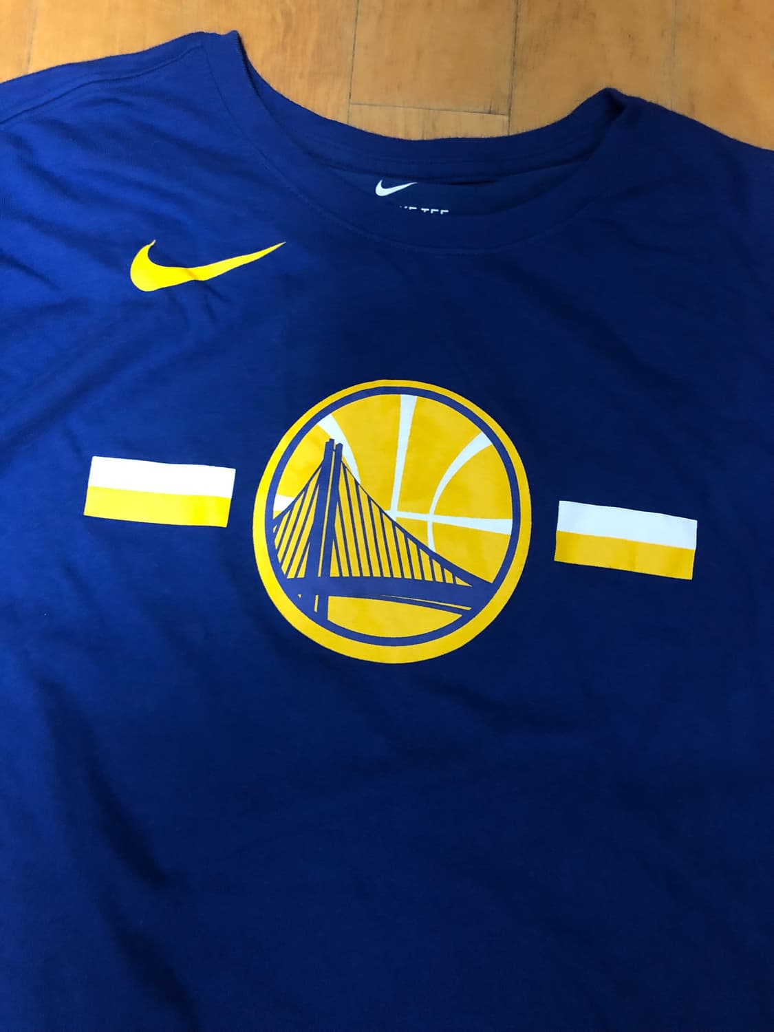 나이키 골든스테이트 워리어스 드라이핏 NBA 반팔티 L 상품이미지3