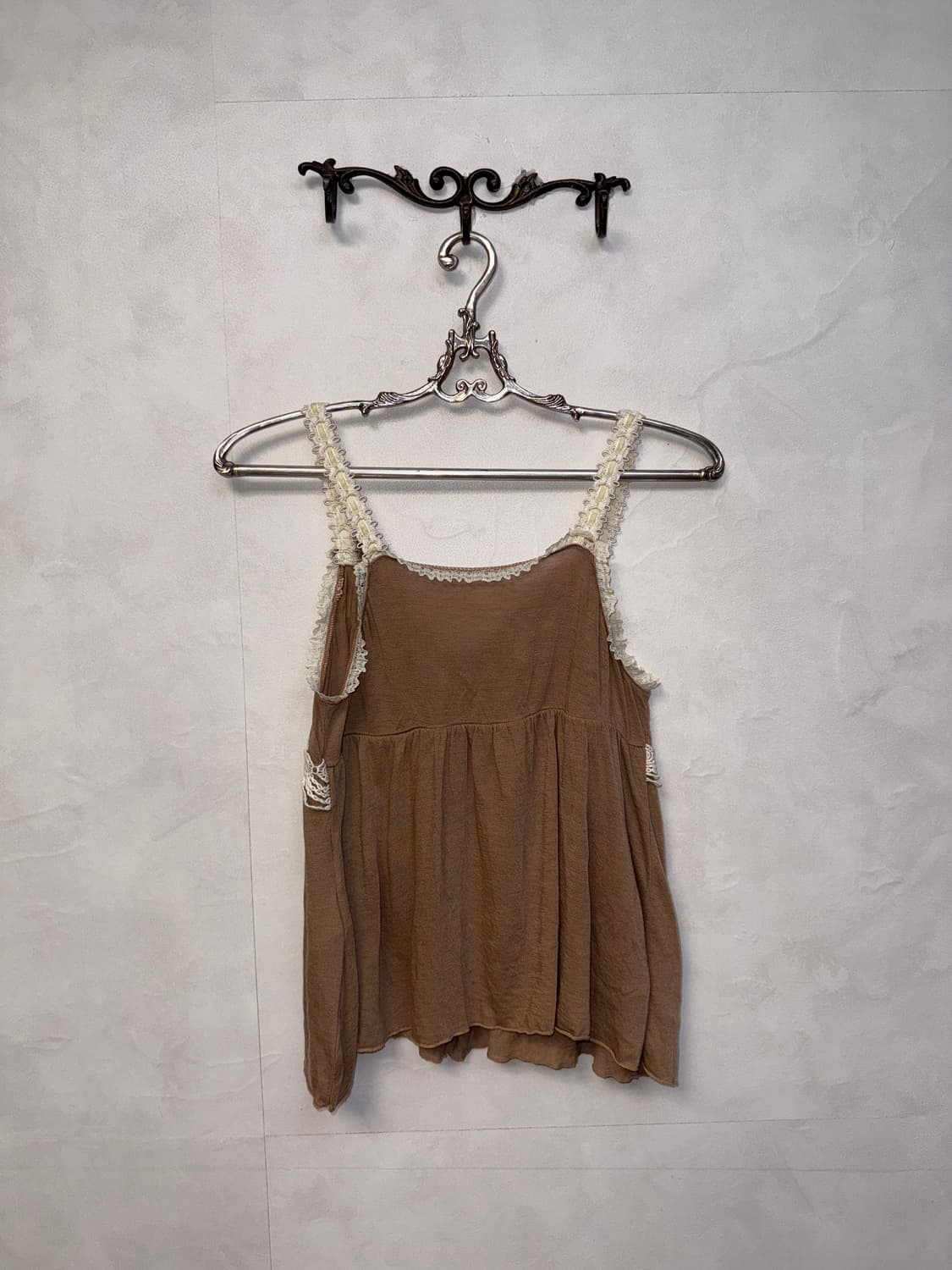 Ray Beams rabbit fur trimming sleeveless 상품이미지6