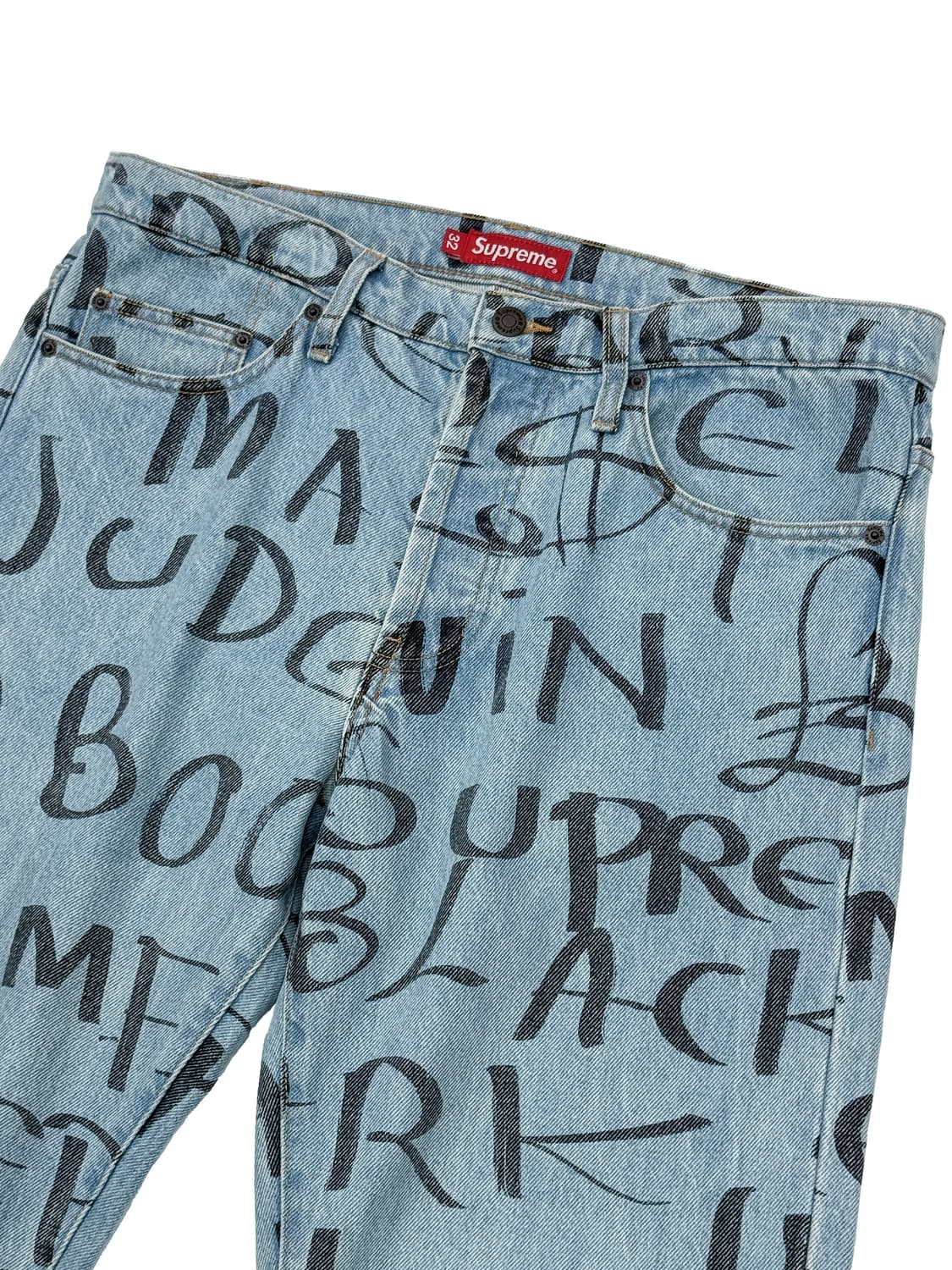 슈프림 블랙 아크 레귤러 진 블루 상품이미지2