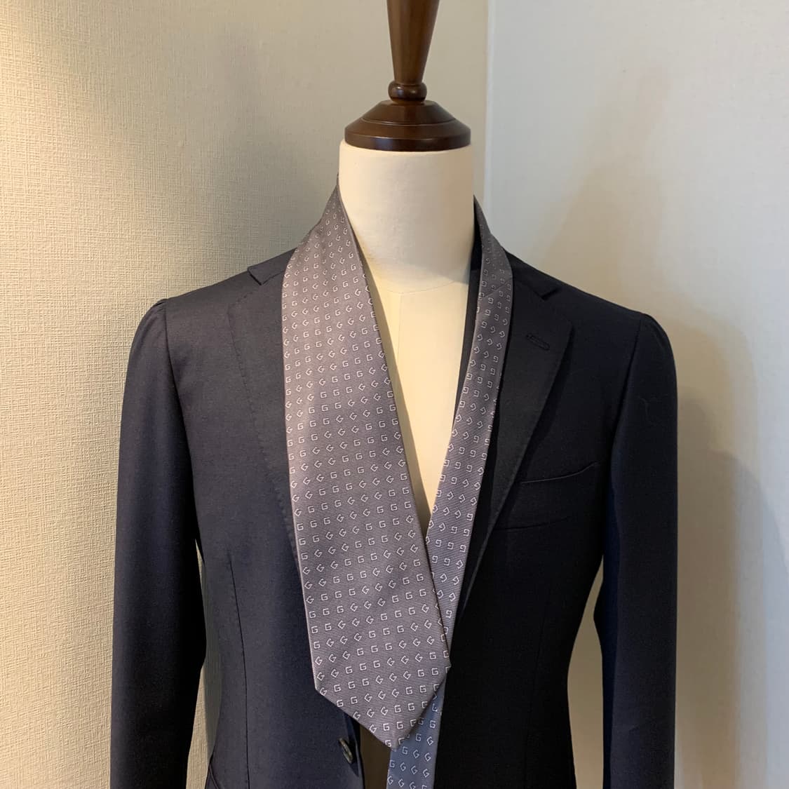 구찌(GUCCI) GG로고플레이 명품넥타이 100실크 이태리 A등급 상품이미지1