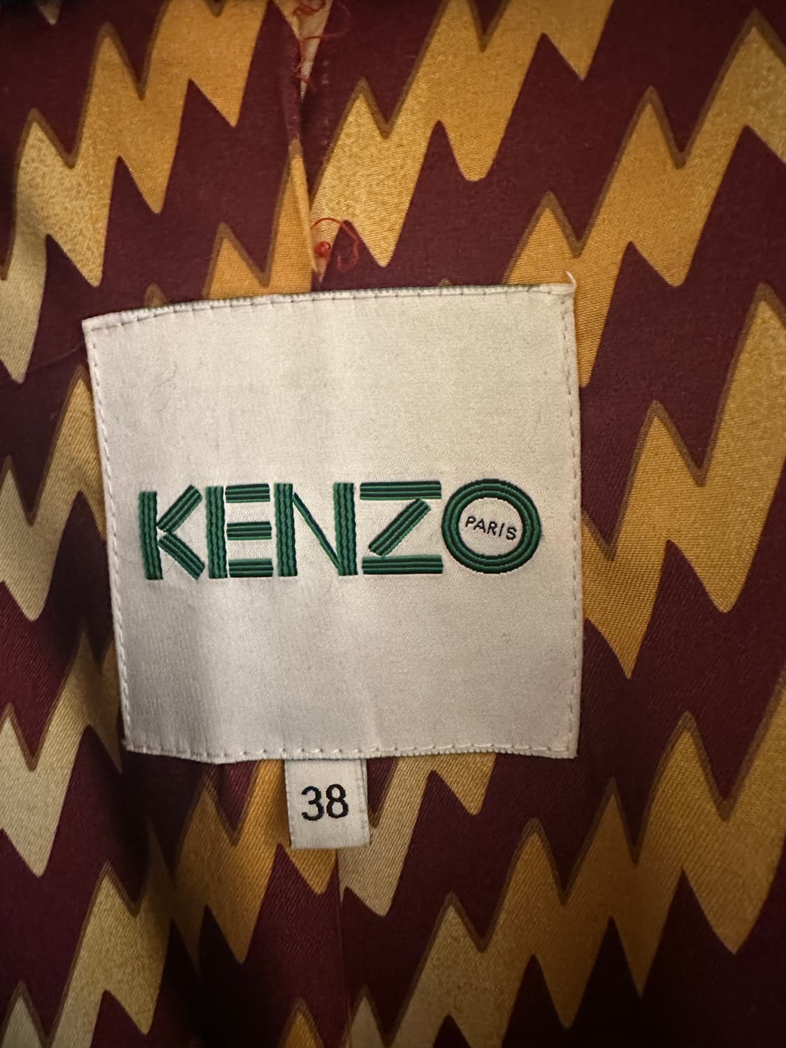 KENZO 겐조 퍼 코트 네이비 38 상품이미지2