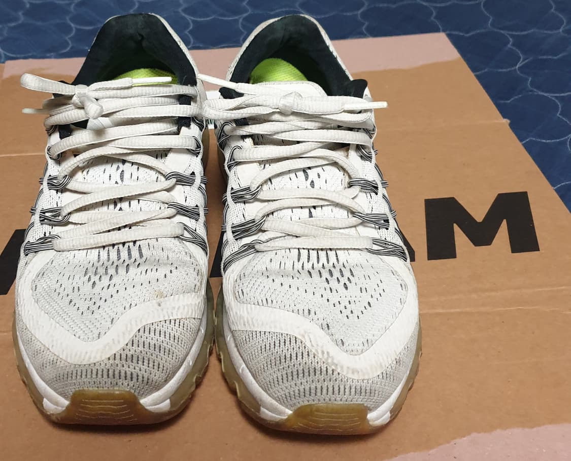 나이키 에어맥스2015 화이트블랙 런닝화 (240) 상품이미지1